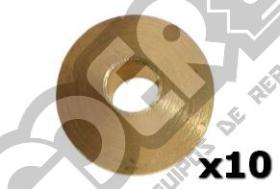 goer LF8006X - SET Ø10 LENTEJAS DE FRENO OVALILLO INVERSOR Ø8