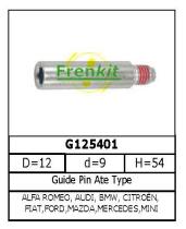 FRENKIT G125401 - GUIA SOPORTE PINZA/CORREDERA SUELTA