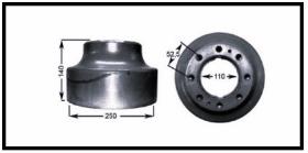 RECAMBIO FRENO INDUSTRIAL TF13198 - TAMBOR FRENO CESAB Ø 250