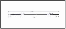 RECAMBIO FRENO INDUSTRIAL CA00620 - CABLE DE FRENO PGS