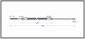 RECAMBIO FRENO INDUSTRIAL CA00625 - CABLE DE FRENO CARER