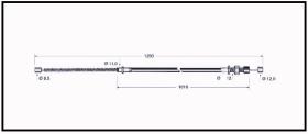 RECAMBIO FRENO INDUSTRIAL CA00631 - CABLE DE FRENO TOYOTA