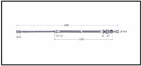 RECAMBIO FRENO INDUSTRIAL CA00643 - CABLE DE FRENO MITSUBISHI