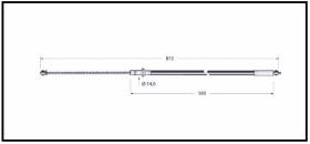 RECAMBIO FRENO INDUSTRIAL CA00645 - CABLE DE FRENO HYSTER