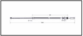 RECAMBIO FRENO INDUSTRIAL CA00653 - CABLE DE FRENO FENWICK