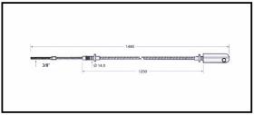 RECAMBIO FRENO INDUSTRIAL CA00656 - CABLE DE FRENO CATERPILLAR