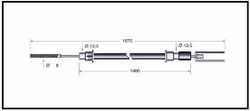 RECAMBIO FRENO INDUSTRIAL CA00663 - CABLE DE FRENO FENWICK