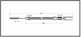 RECAMBIO FRENO INDUSTRIAL CA00664 - CABLE DE FRENO FENWICK