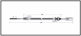 RECAMBIO FRENO INDUSTRIAL CA00665 - CABLE DE FRENO TOYOTA