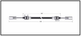 RECAMBIO FRENO INDUSTRIAL CA00668 - CABLE DE FRENO TOYOTA