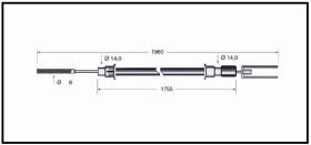 RECAMBIO FRENO INDUSTRIAL CA00672 - CABLE DE FRENO FENWICK