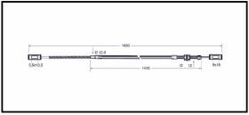 RECAMBIO FRENO INDUSTRIAL CA00676 - CABLE DE FRENO DETAS