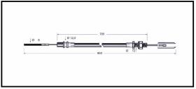 RECAMBIO FRENO INDUSTRIAL CA00681 - CABLE DE FRENO TOYOTA