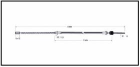 RECAMBIO FRENO INDUSTRIAL CA00683 - CABLE DE FRENO YALE-JUNGHEINRICH