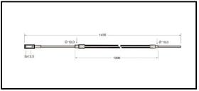 RECAMBIO FRENO INDUSTRIAL CA00687 - CABLE DE FRENO CARER