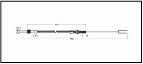 RECAMBIO FRENO INDUSTRIAL CA00690 - CABLE DE FRENO LUGLI