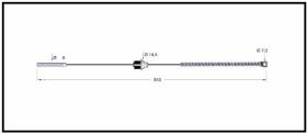 RECAMBIO FRENO INDUSTRIAL CA00696 - CABLE DE FRENO TCM