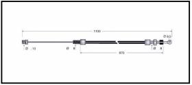 RECAMBIO FRENO INDUSTRIAL CA00709 - CABLE DE FRENO LUGLI