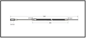 RECAMBIO FRENO INDUSTRIAL CA00710 - CABLE DE FRENO CARER