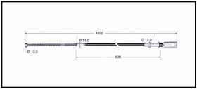 RECAMBIO FRENO INDUSTRIAL CA00712 - CABLE DE FRENO TOYOTA