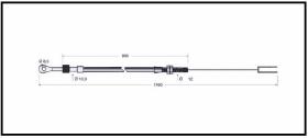 RECAMBIO FRENO INDUSTRIAL CA00717 - CABLE DE FRENO LUGLI