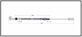 RECAMBIO FRENO INDUSTRIAL CA00718 - CABLE DE FRENO LUGLI