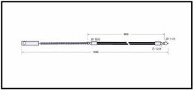 RECAMBIO FRENO INDUSTRIAL CA00726 - CABLE DE FRENO YALE-JUNGHEINRICH