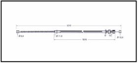 RECAMBIO FRENO INDUSTRIAL CA00730 - CABLE DE FRENO YALE-JUNGHEINRICH