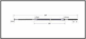 RECAMBIO FRENO INDUSTRIAL CA00733 - CABLE DE FRENO NISSAN