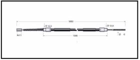 RECAMBIO FRENO INDUSTRIAL CA00734 - CABLE DE FRENO STILL