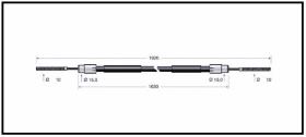 RECAMBIO FRENO INDUSTRIAL CA00737 - CABLE DE FRENO YALE-JUNGHEINRICH