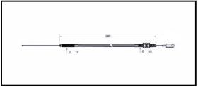 RECAMBIO FRENO INDUSTRIAL CA00744 - CABLE DE FRENO OM