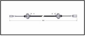 RECAMBIO FRENO INDUSTRIAL CA00745 - CABLE DE FRENO OM