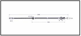 RECAMBIO FRENO INDUSTRIAL CA00747 - CABLE DE FRENO NISSAN