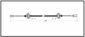 RECAMBIO FRENO INDUSTRIAL CA00754 - CABLE DE FRENO OM