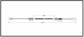 RECAMBIO FRENO INDUSTRIAL CA00755 - CABLE DE FRENO OM