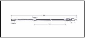 RECAMBIO FRENO INDUSTRIAL CA00757 - CABLE DE FRENO CLARK