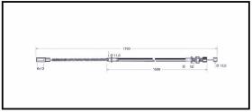 RECAMBIO FRENO INDUSTRIAL CA00759 - CABLE DE FRENO TOYOTA