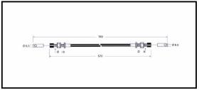 RECAMBIO FRENO INDUSTRIAL CA00762 - CABLE DE FRENO MITSUBISHI