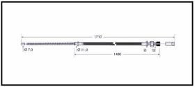 RECAMBIO FRENO INDUSTRIAL CA00767 - CABLE DE FRENO TOYOTA