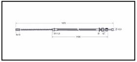 RECAMBIO FRENO INDUSTRIAL CA00770 - CABLE DE FRENO MITSUBISHI