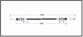 RECAMBIO FRENO INDUSTRIAL CA00771 - CABLE DE FRENO KOMATSU