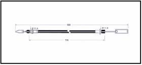 RECAMBIO FRENO INDUSTRIAL CA00772 - CABLE DE FRENO TCM