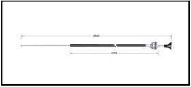 RECAMBIO FRENO INDUSTRIAL CA00775 - CABLE DE FRENO KOMATSU