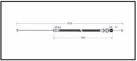 RECAMBIO FRENO INDUSTRIAL CA00776 - CABLE DE FRENO TOYOTA