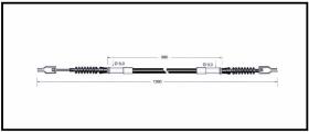 RECAMBIO FRENO INDUSTRIAL CA00781 - CABLE DE FRENO TOYOTA