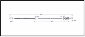 RECAMBIO FRENO INDUSTRIAL CA00790 - CABLE DE FRENO TOYOTA