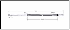 RECAMBIO FRENO INDUSTRIAL CA00795 - CABLE DE FRENO TOYOTA