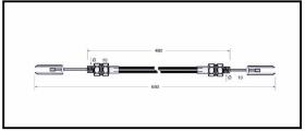 RECAMBIO FRENO INDUSTRIAL CA00813 - CABLE DE FRENO TOYOTA