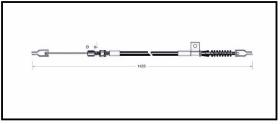 RECAMBIO FRENO INDUSTRIAL CA00816 - CABLE DE FRENO KOMATSU